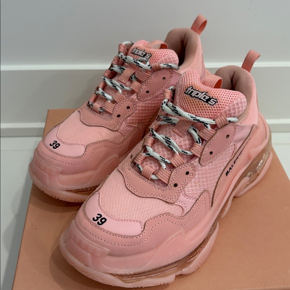 Balenciaga Shoes - Balenciaga Women's pink Chunky Sneakers